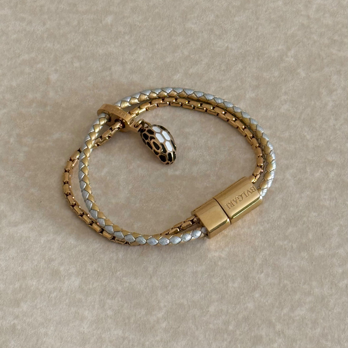 Serpent Charm Bracelet