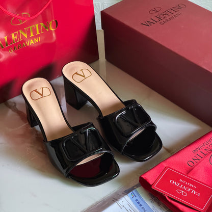 Square Toe Block Heels