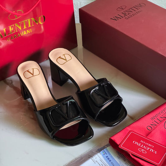 Square Toe Block Heels