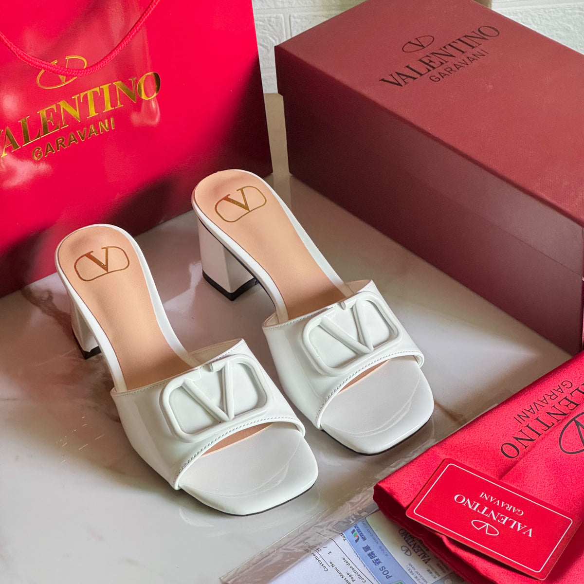 Square Toe Block Heels