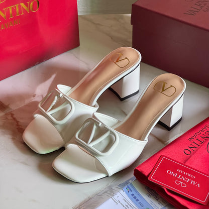 Square Toe Block Heels