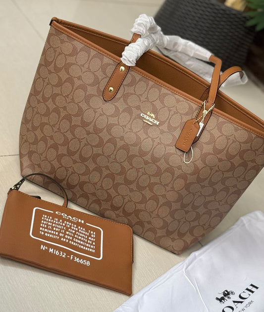 Signature Print Tote Bag