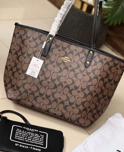 Signature Print Tote Bag