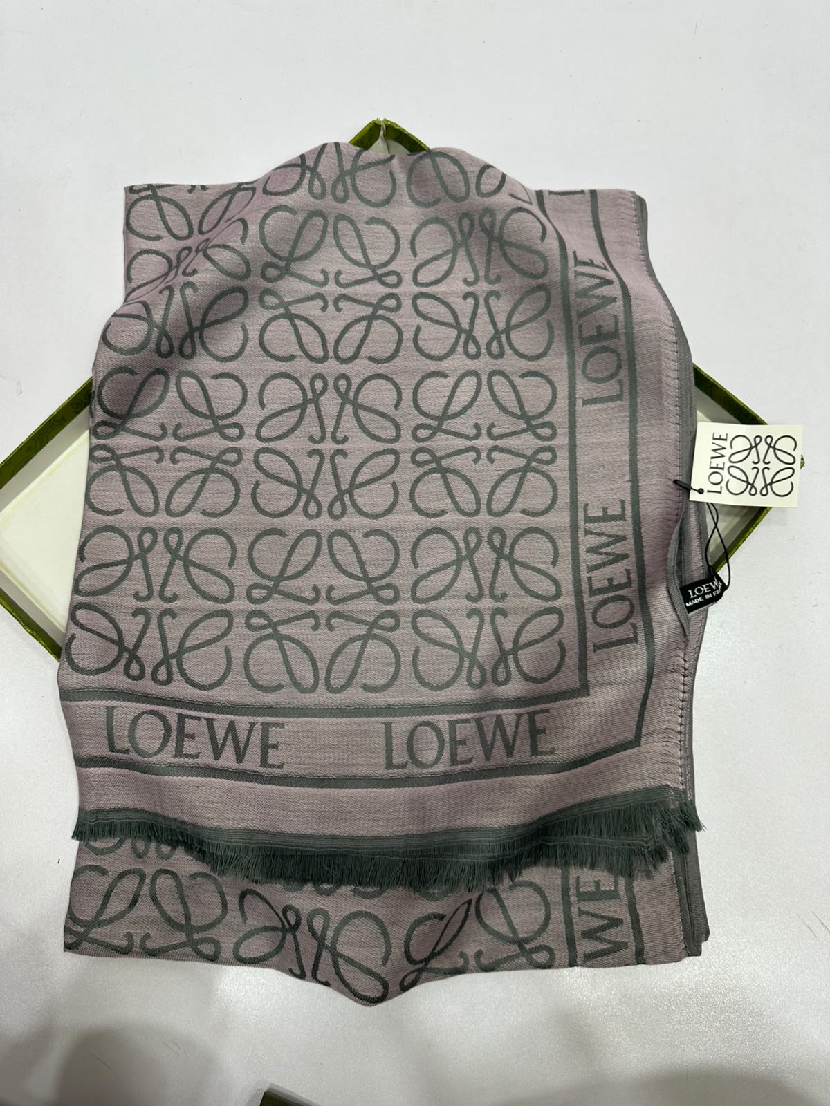 Monogram Pashmina Scarf