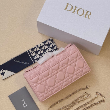 Quilted Charm Chain Bag