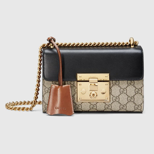 Gg Padlock Supreme Shoulder Bag