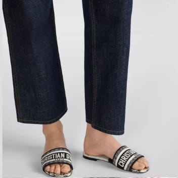 DIOR Printed Flats