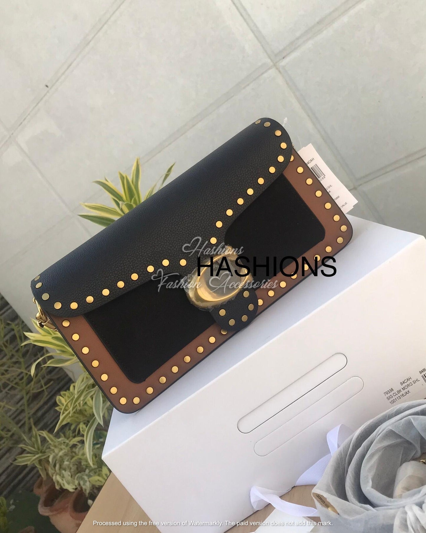 COACH Tabby Studded Shoulder Bag