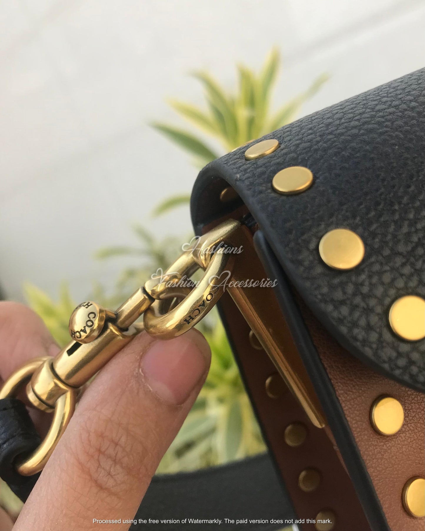 COACH Tabby Studded Shoulder Bag