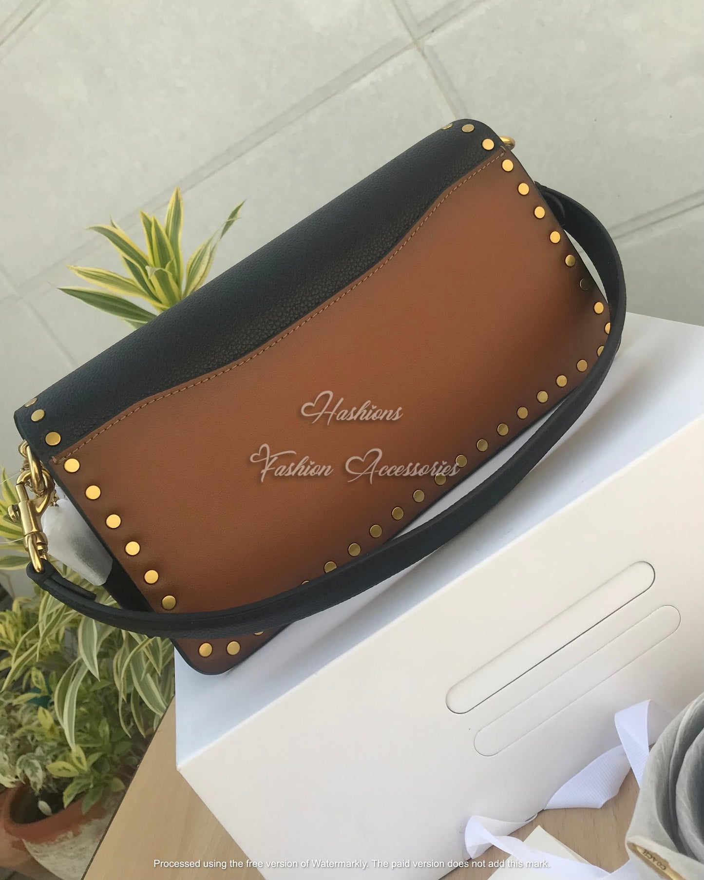 COACH Tabby Studded Shoulder Bag