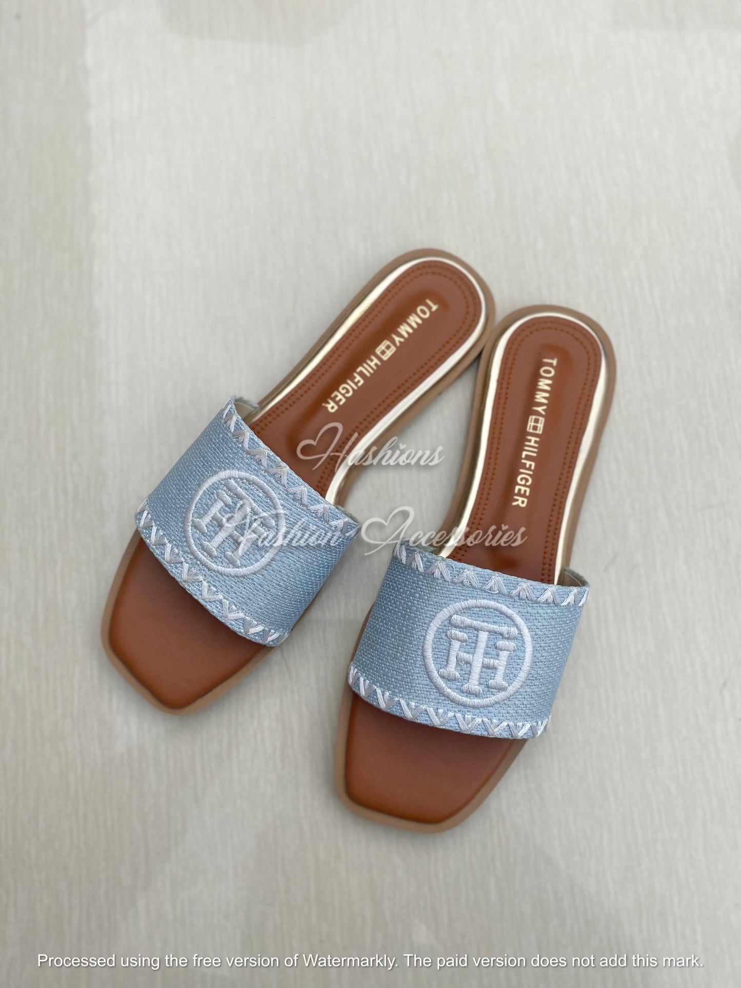 Tommy Hilfiger Embroidered Flats