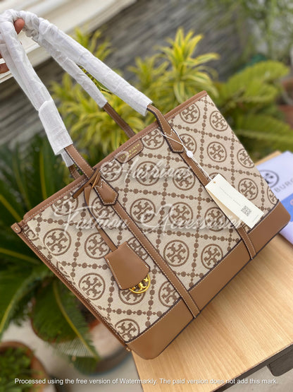 TB Perry T Monogram Jacquard Bag