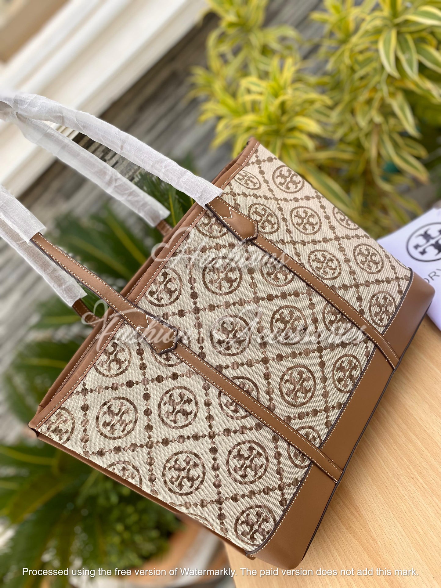 TB Perry T Monogram Jacquard Bag