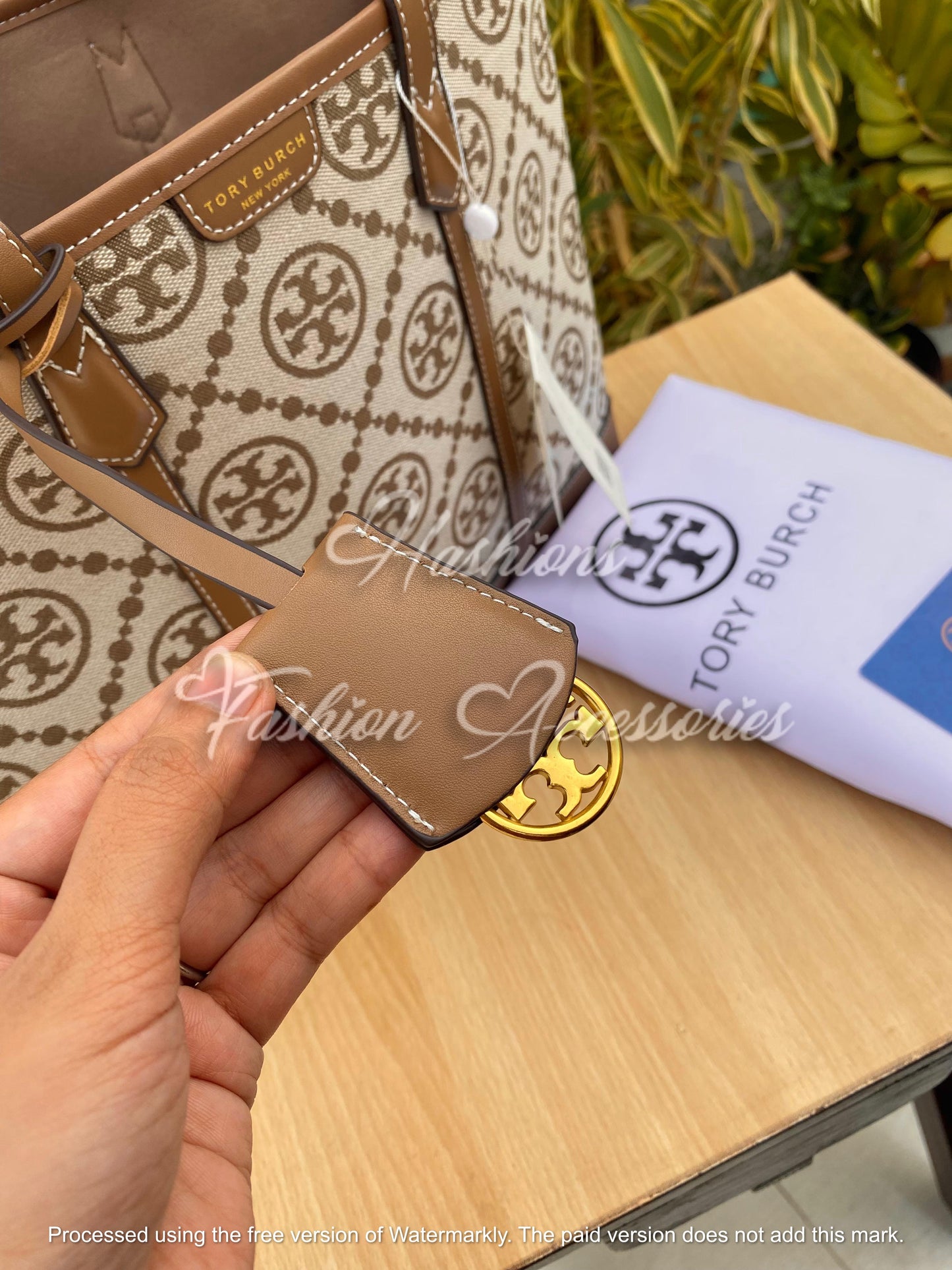 TB Perry T Monogram Jacquard Bag