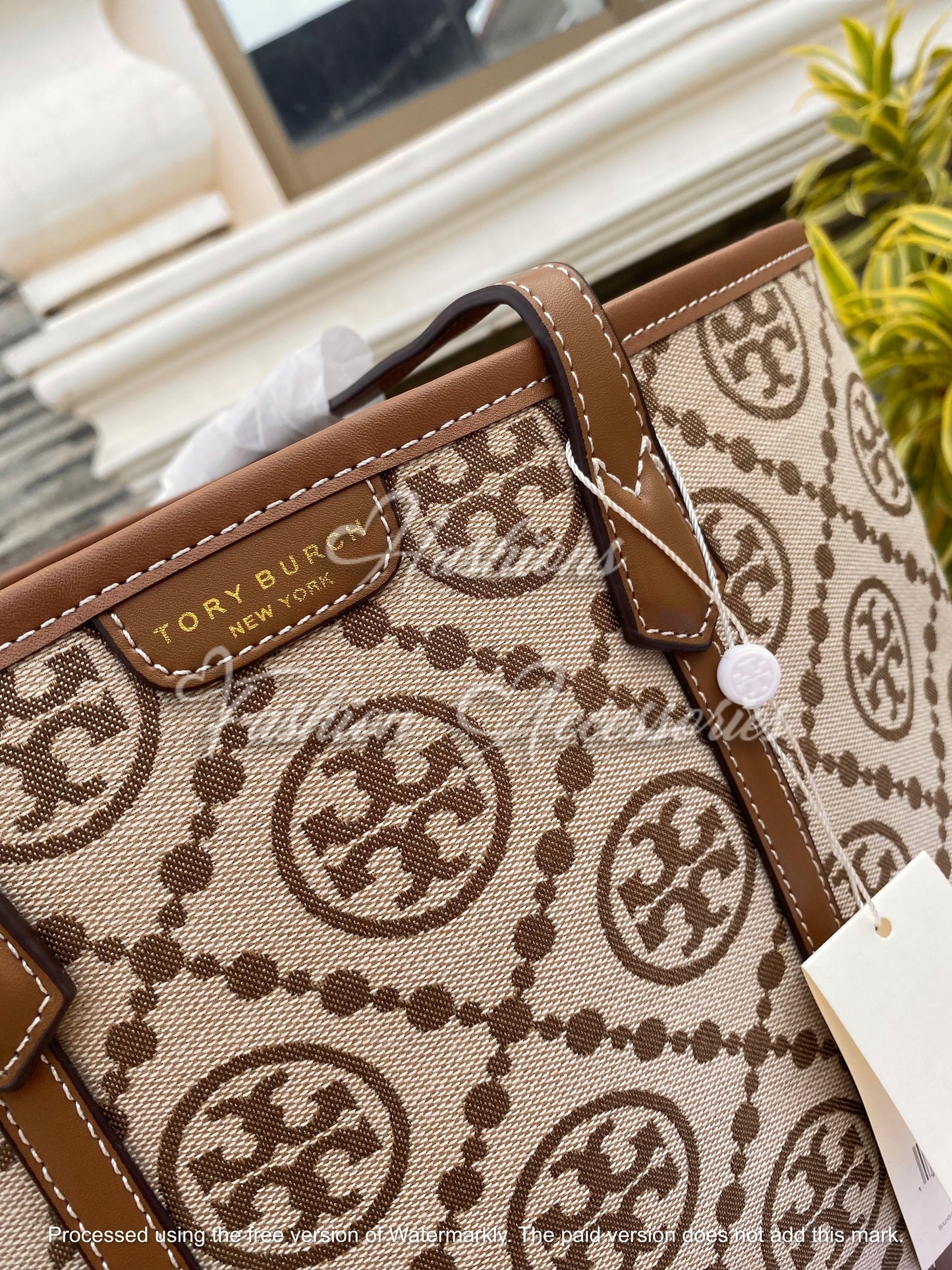 TB Perry T Monogram Jacquard Bag