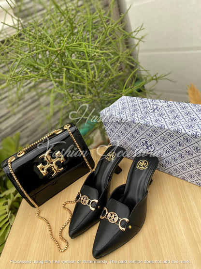 Tory Chic – Handbag & Mule Combo