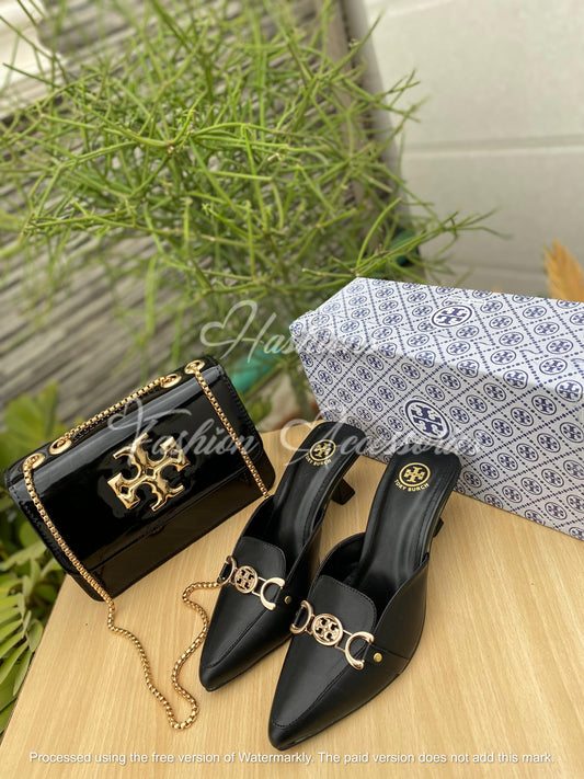 Tory Chic – Handbag & Mule Combo