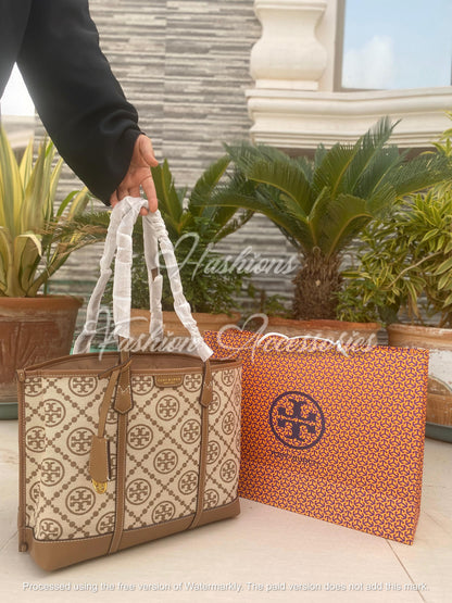 TB Perry T Monogram Jacquard Bag