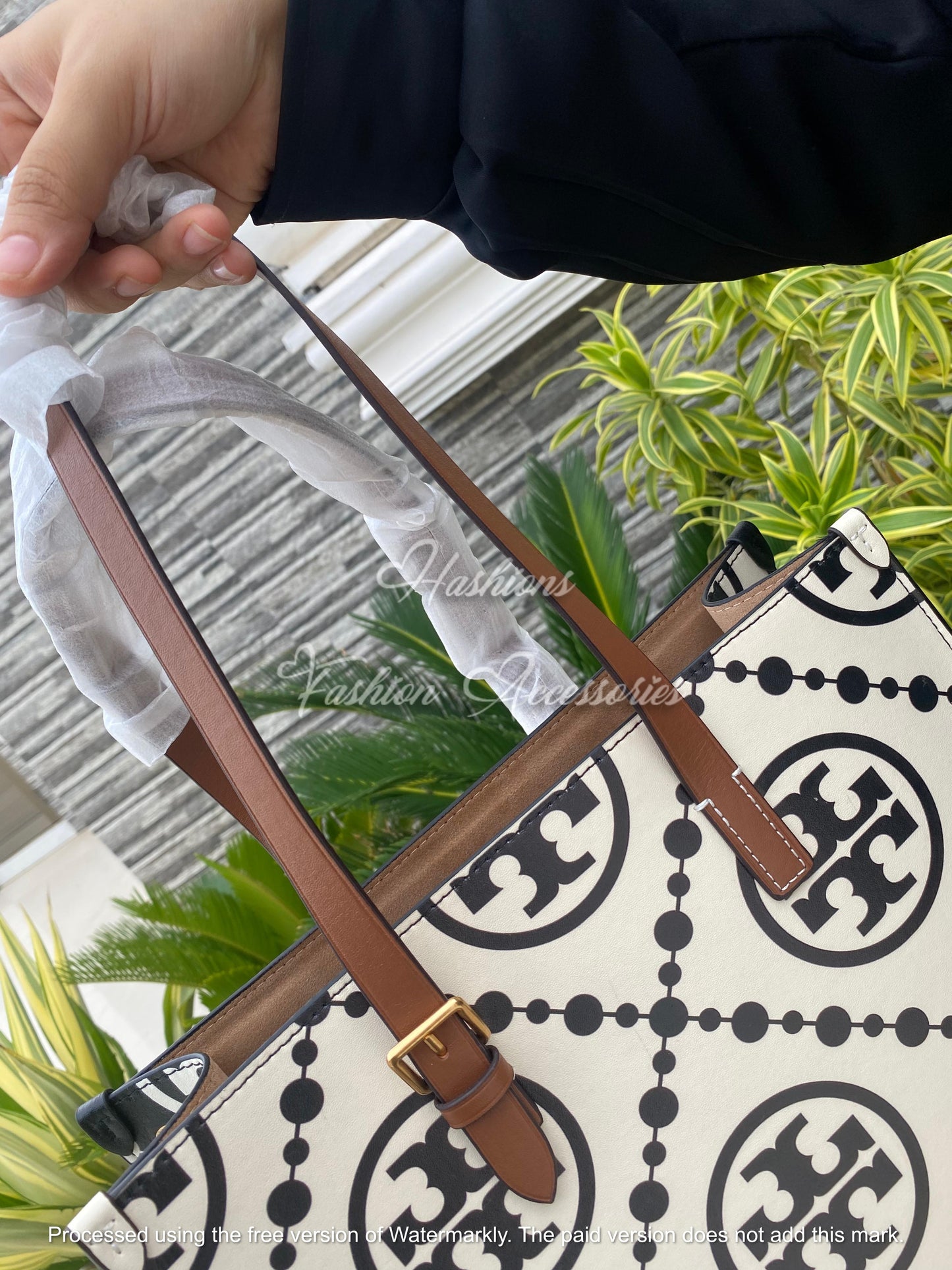 TO-RY BURCH Monogram Tote Bag