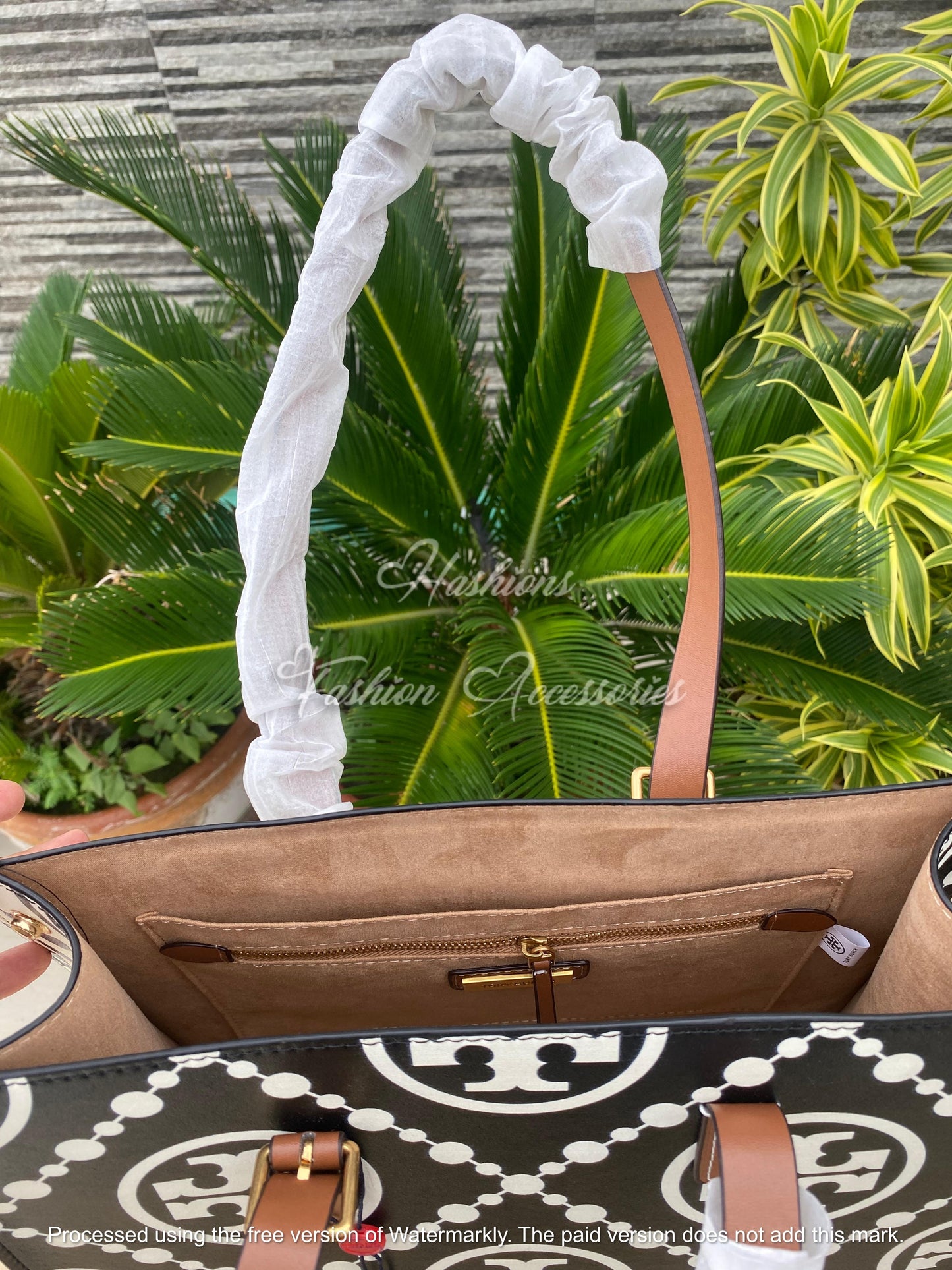 TO-RY BURCH Monogram Tote Bag