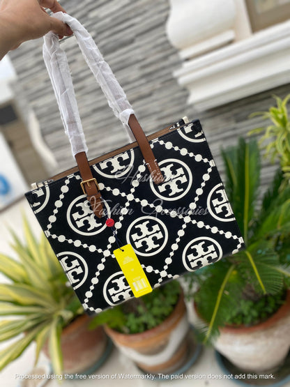 TO-RY BURCH Monogram Tote Bag