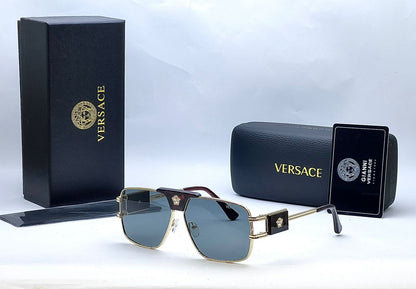 Luxury Square Metal Sunglasses for Men & Women – UV400 Premium Fashion Shades