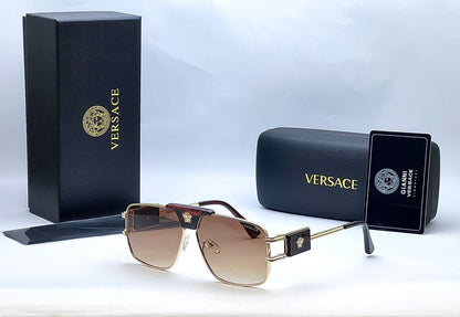 Luxury Square Metal Sunglasses for Men & Women – UV400 Premium Fashion Shades