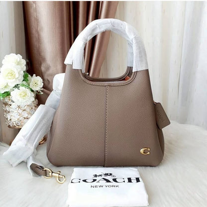 Structured Pebble Tote Bag – Luxury Everyday Handbag for Women