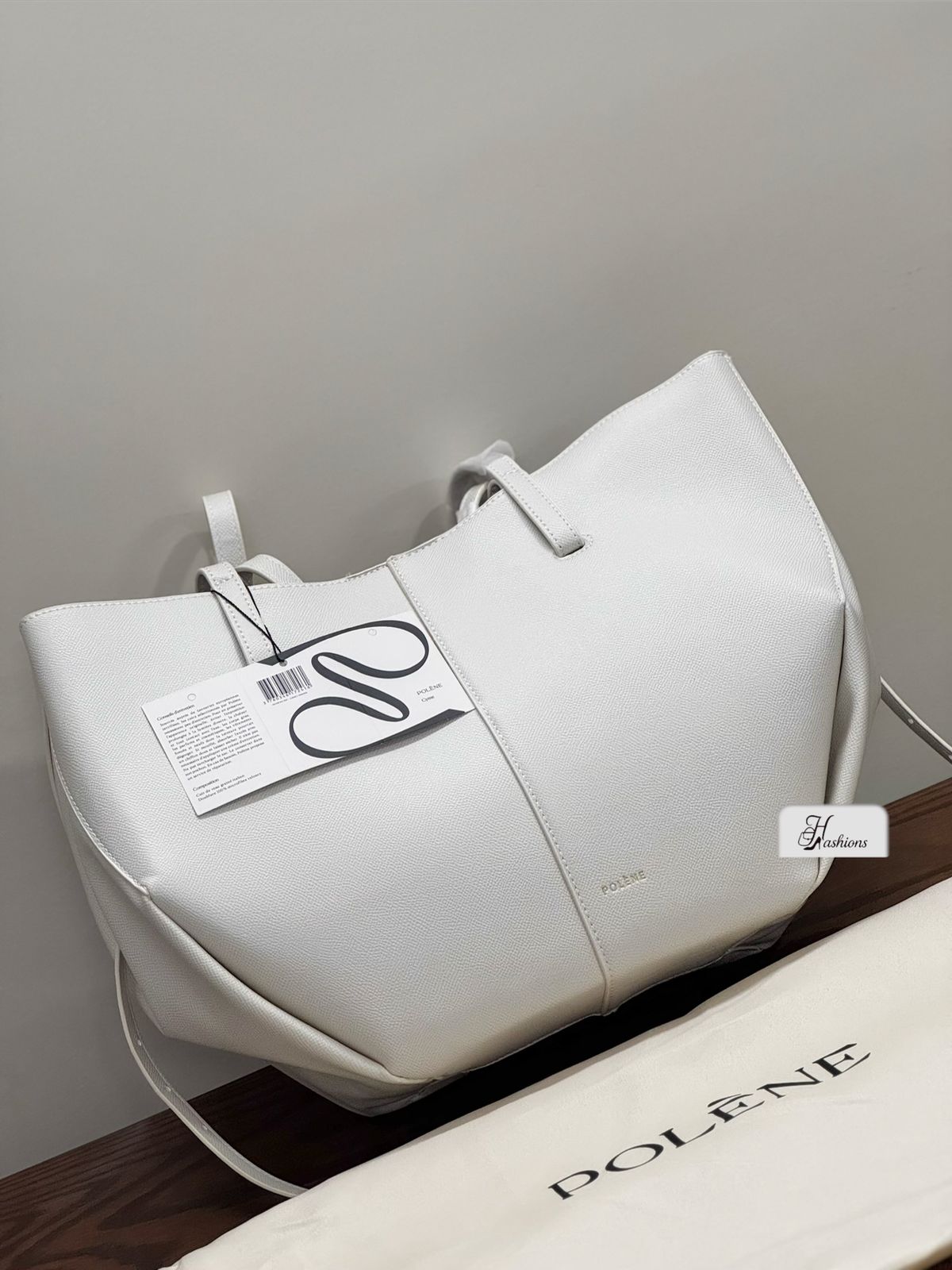Large Structured Curve Tote Bag – Lightweight Everyday Work Shoulder Bag