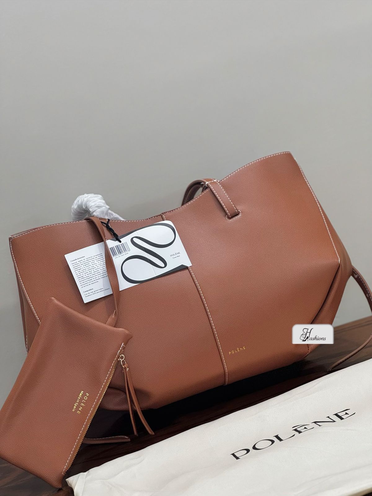 Large Structured Curve Tote Bag – Lightweight Everyday Work Shoulder Bag
