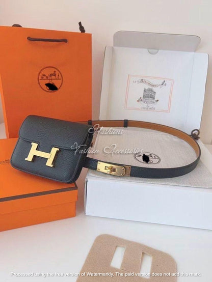 Mini H-Buckle Belt Bag & Wallet