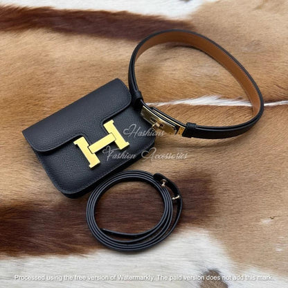 Mini H-Buckle Belt Bag & Wallet