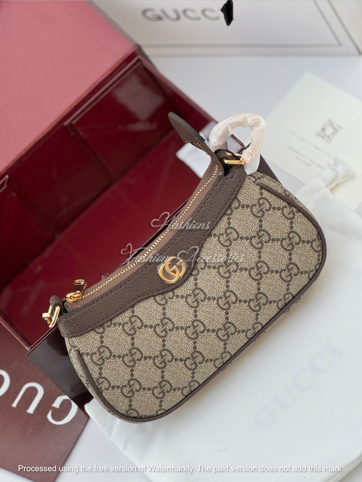 Luxury Canvas Chain Shoulder Bag – Mini Monogram Design