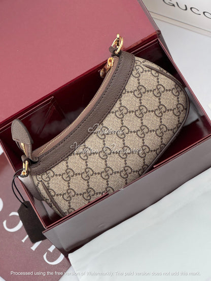 Luxury Canvas Chain Shoulder Bag – Mini Monogram Design