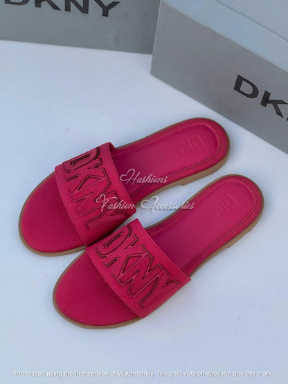 Women's Premium Logo Strap Slides – Comfortable Everyday Slip-On Fashion Sandals