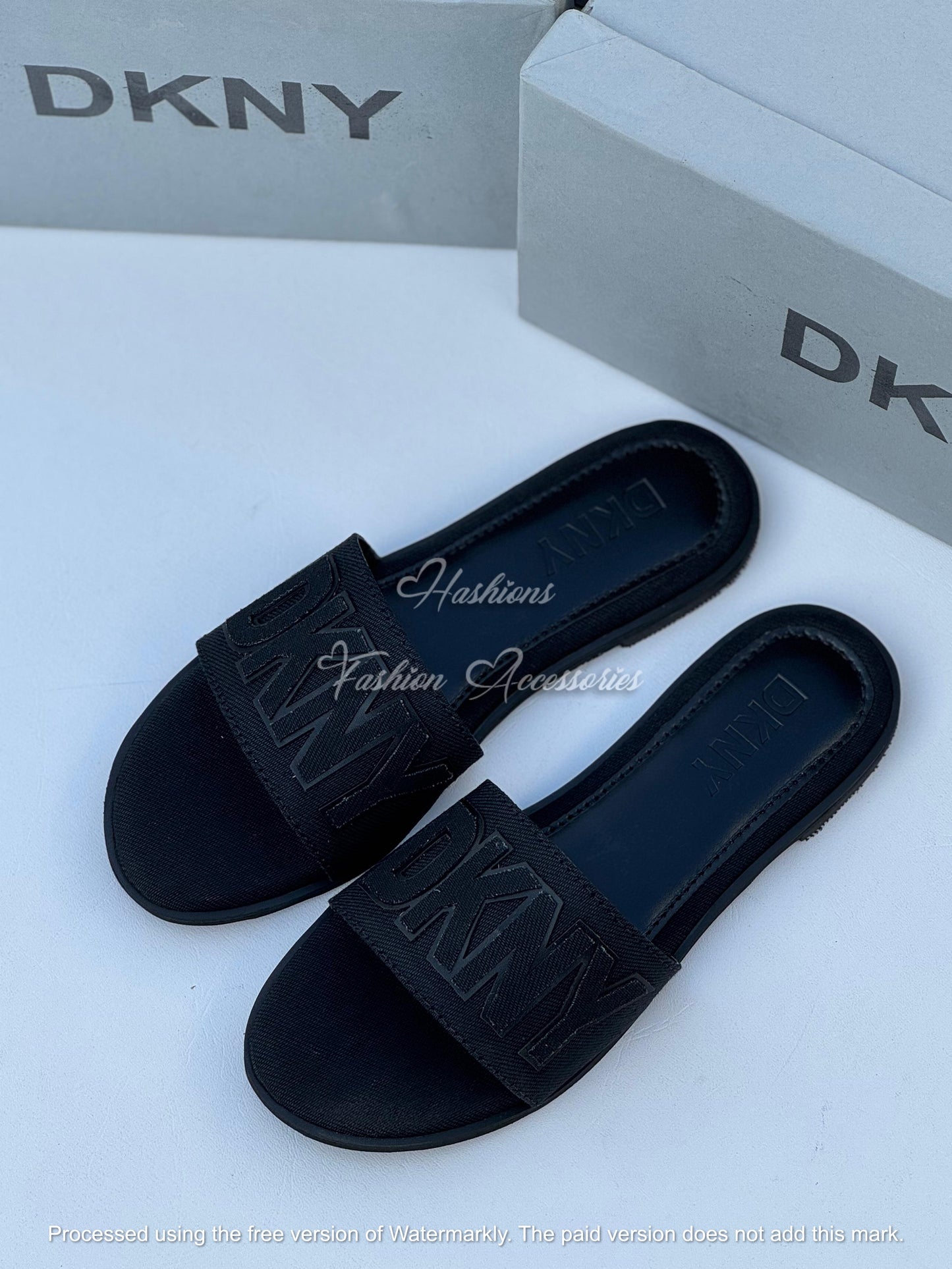 Women's Premium Logo Strap Slides – Comfortable Everyday Slip-On Fashion Sandals