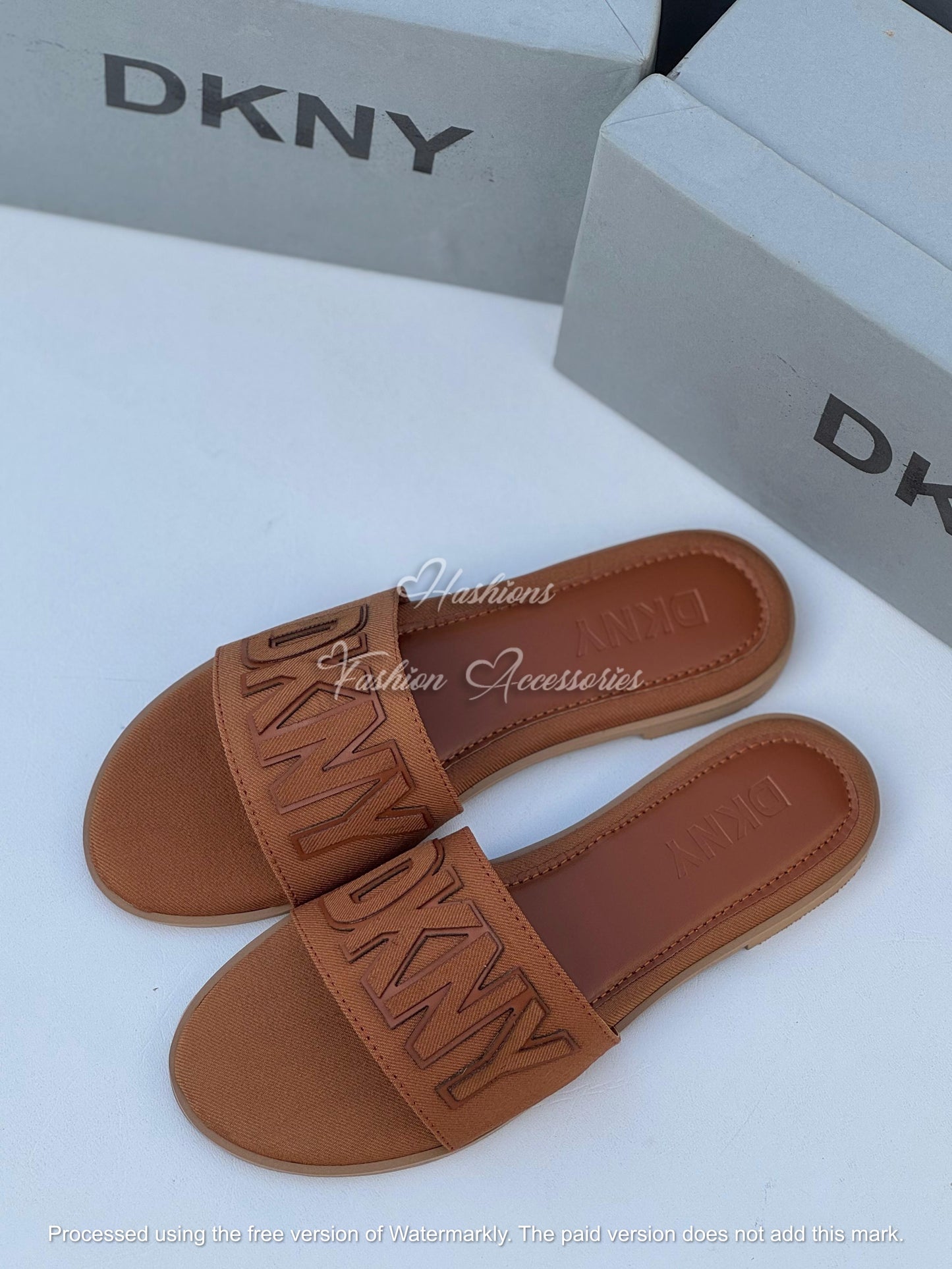 Women's Premium Logo Strap Slides – Comfortable Everyday Slip-On Fashion Sandals