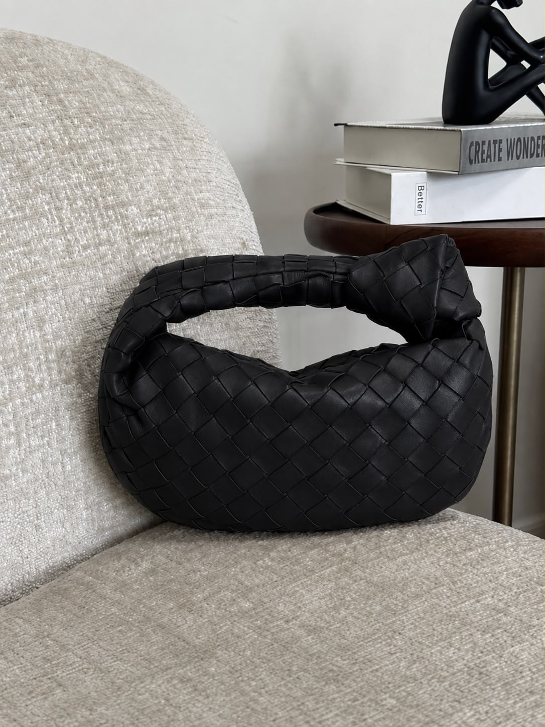 Woven Knot Hobo Bag
