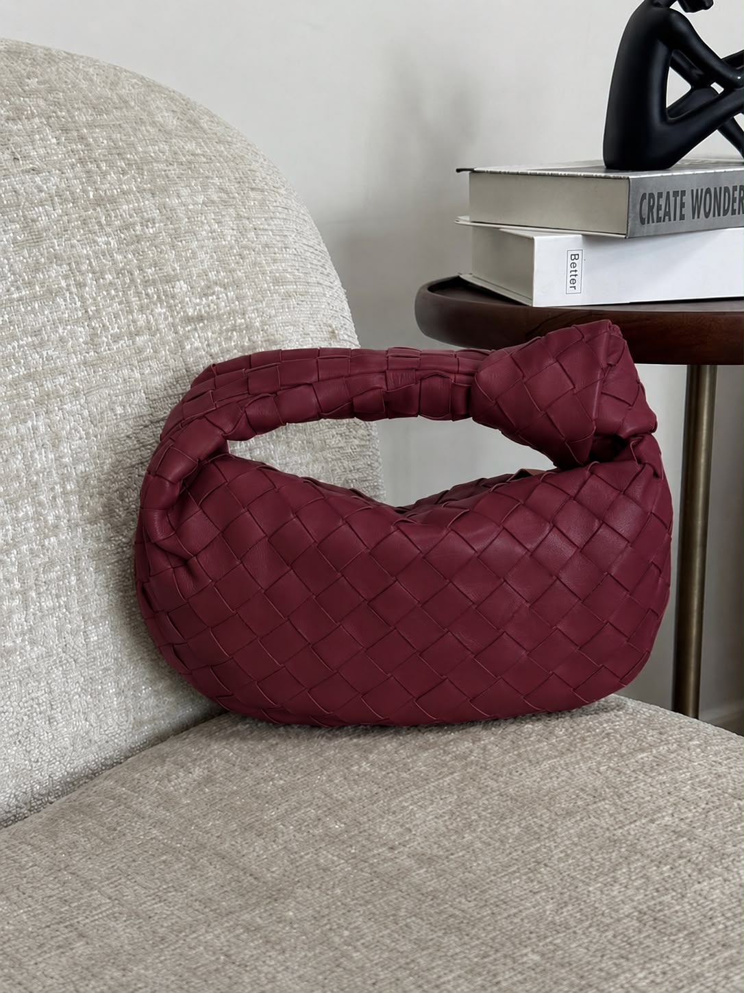 Woven Knot Hobo Bag