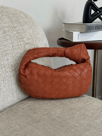 Woven Knot Hobo Bag
