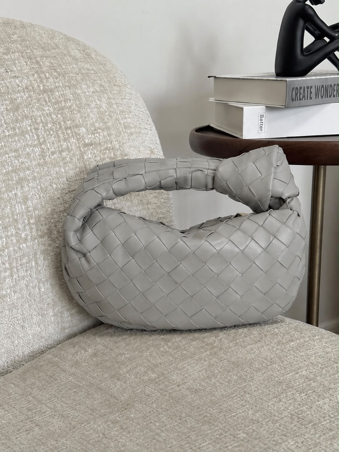 Woven Knot Hobo Bag