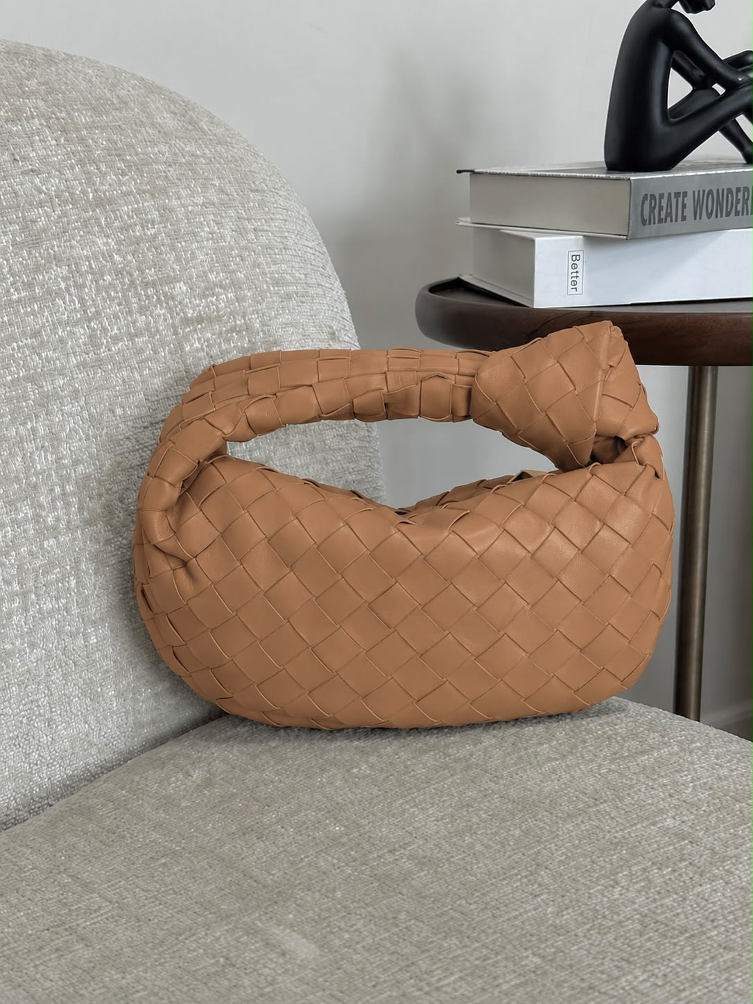 Woven Knot Hobo Bag