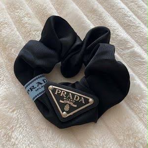 Pure Silk Triangle Charm Scrunchie