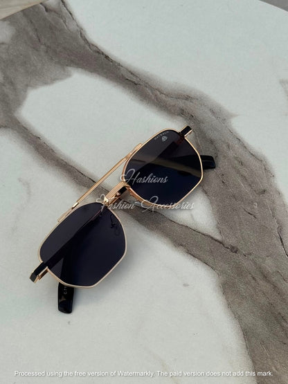Double Bridge Square Sunglasses