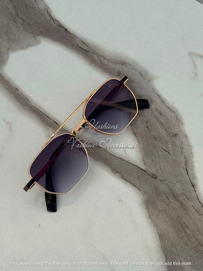 Double Bridge Square Sunglasses