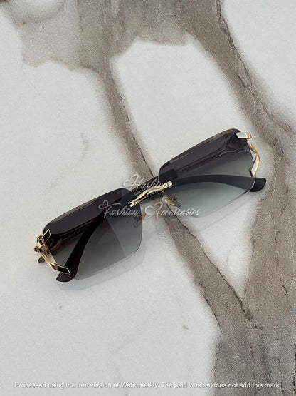 Panther Rimless Sunglasses