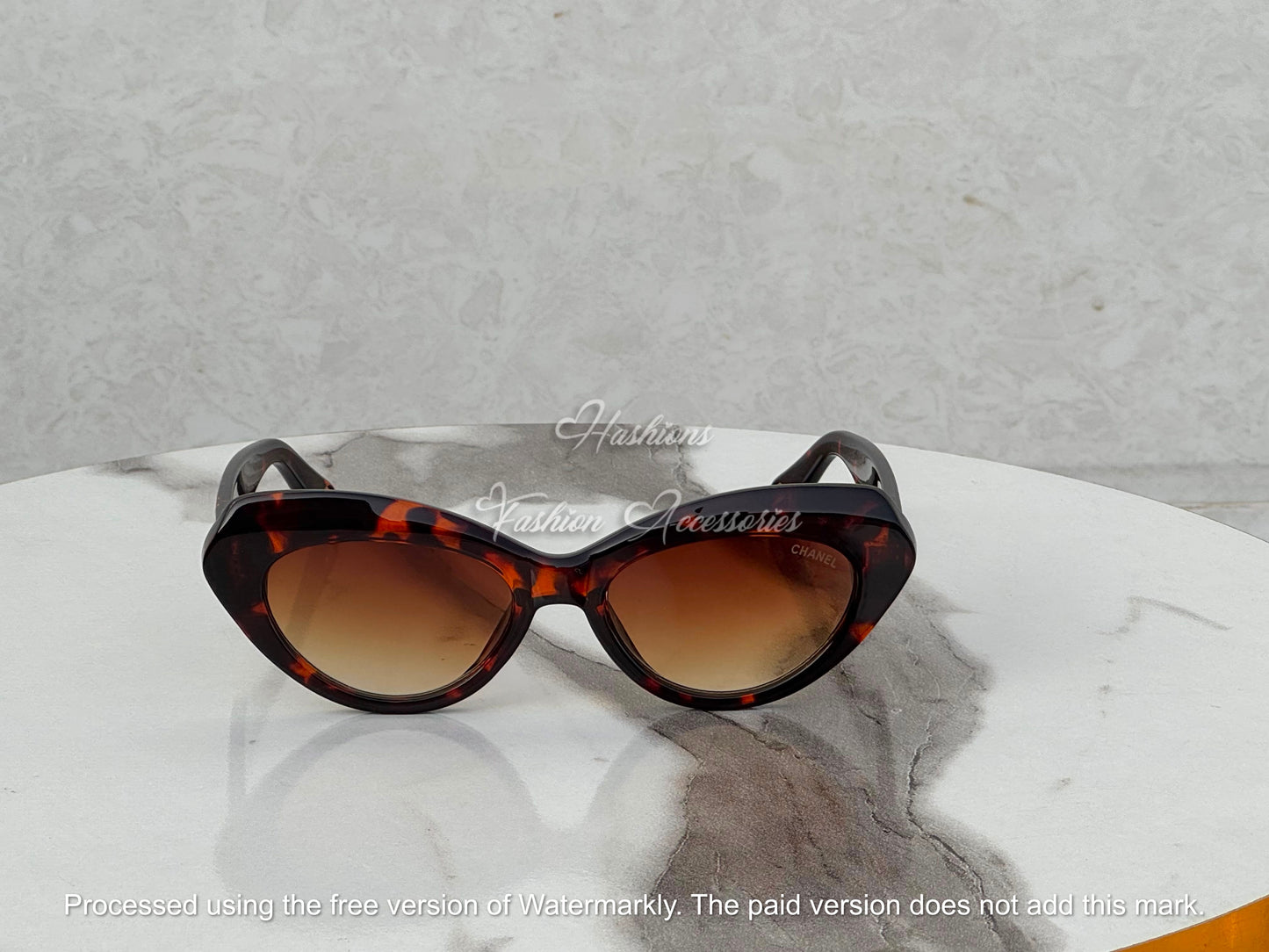 Black Cat-Eye Sunglasses