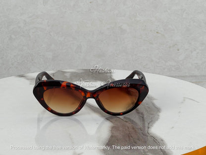 Black Cat-Eye Sunglasses