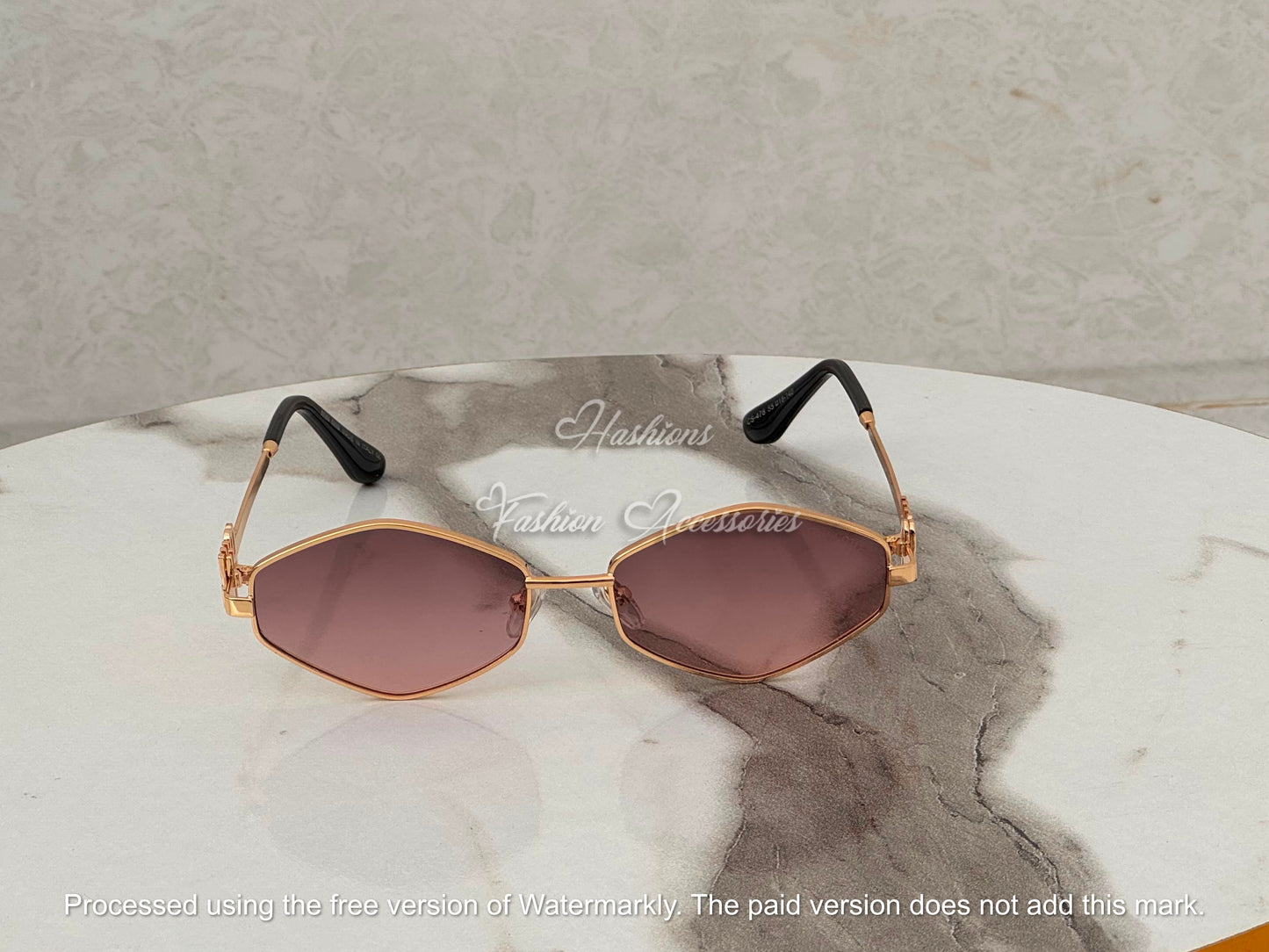 Silver Geometric Sunglasses