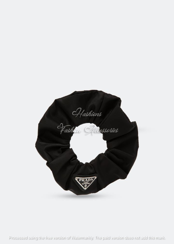 Pure Silk Triangle Charm Scrunchie